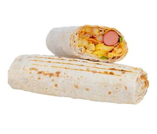 Հոթ-դոգ լավաշով երկու նրբերշիկով