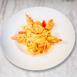 TAGLIOLINI CON GAMBERI