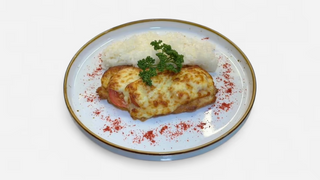 Отбивная куриная с рисом