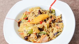 Arròs Amb Verdures I Pollastre