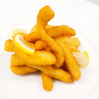 Rabas con patatas (tapa)