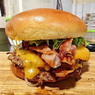 BBQ Bacon burger 400gr