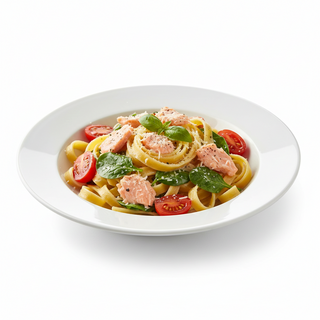 Талиатели със сьомга