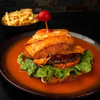 Misa Burger no Prato