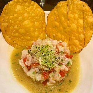 Ceviche de pescado blanco