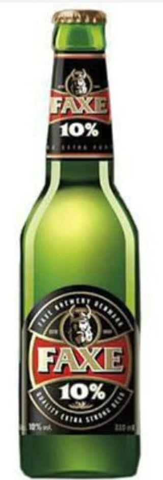 Faxe in bottiglia