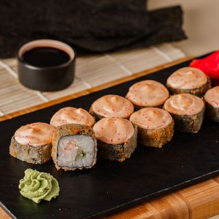 Запеченный с креветкой