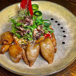 Baby calamar la tigaie