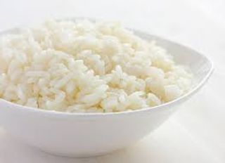 Plato de ración de arroz