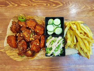 Garlic Soya Sunsal Chicken (Boundless Fried Chicken)
