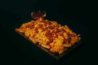 Cheddar-Onion Fries
