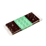 Tableta de chocolate negro con flor de sal