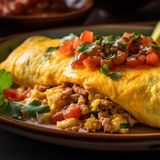 Фарширован омлет с три вида месо по Шанхайски (600г)