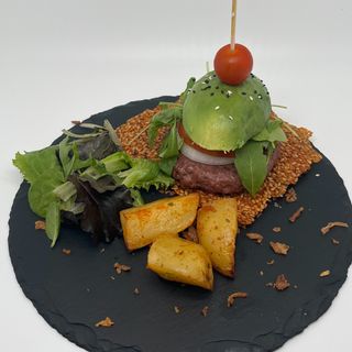 Avocado burger GF (V)