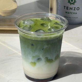 Toffee Matcha Milk Tea