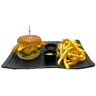  CHICKEN BURGER MENU 