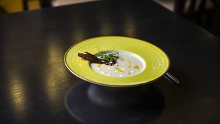 Supa crema de cartofi cu bacon crocant 400g