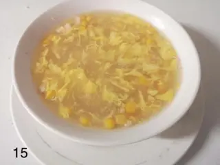 15. Zuppa di Mais con pollo