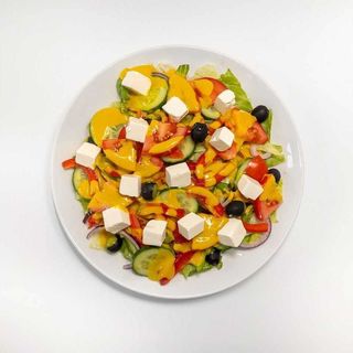 Sałatka z Fetą + zupa