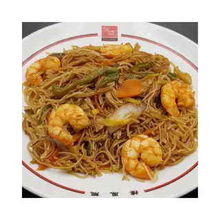30. Fideos De Arroz Frito Con Gambas