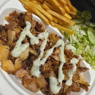 Zestaw obiadowy gyros duży