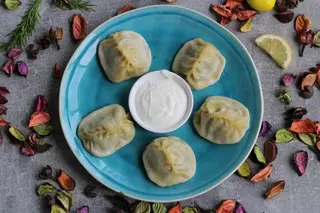 Манты с говяжьим фаршем