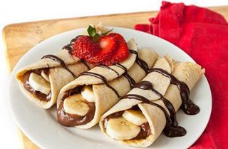 Млинці з бананом і шоколадом (150г)