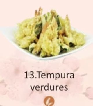 13. Tempura Verdures