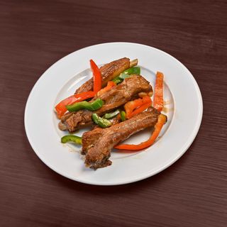 Costillas Fritas Con Sal Y Pimienta