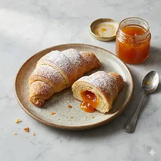 Cornetto marmellata albicocche