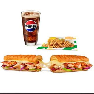 Menú Sub Pollo BBQ & Bacon (15 Cm.)