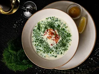 Окрошка з лососем (380г)