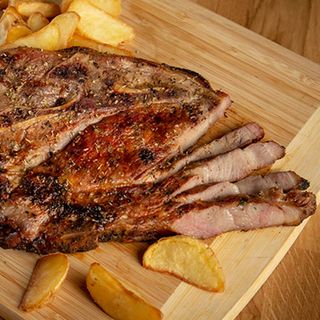 Boston Steak cu cartofi wedges