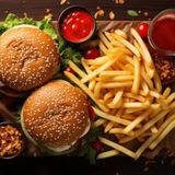 Variety burger combo (2 burgers a chicken and a beef burger)