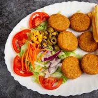 Menù piatto falafel