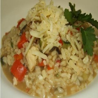 RISOTTO DE POLLO CON VERDURAS