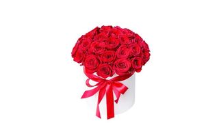 25 роз в коробке