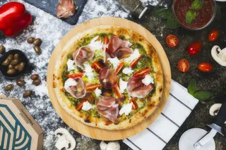 Pizza Crudo Bocconcini Grande