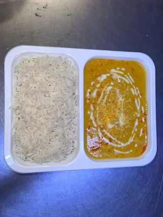 Pollo Korma + arroz +basmati 