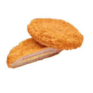 Cordon Blue De Pollo Con Patatas Fritas Y Ensalada