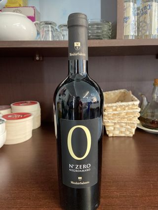 Vino tinto N ZERO NEGROAMARO 750ml