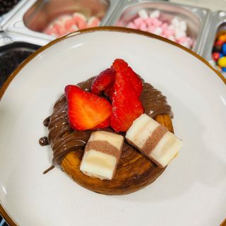 New York Roll fresa/kinder blanco