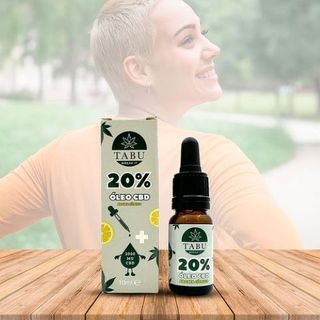 Óleo de Cânhamo 20 % Sabor a Limão