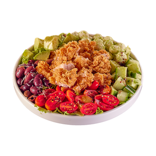 САЛАД БОЛ С ХРУПКАВО ПИЛЕ