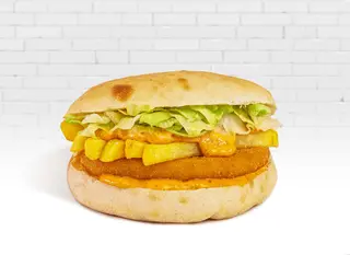 Sandwich cu cascaval pane