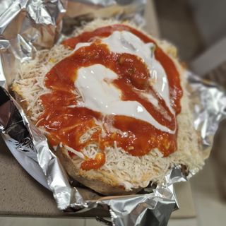 Patata asada Al queso