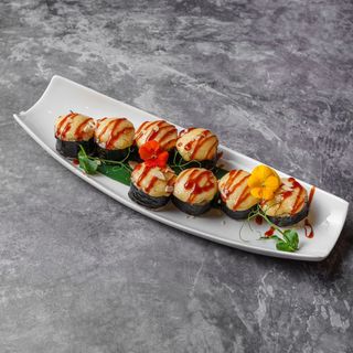 Сырный ролл с лососем 