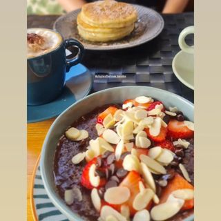 Papas com Morangos e cacau