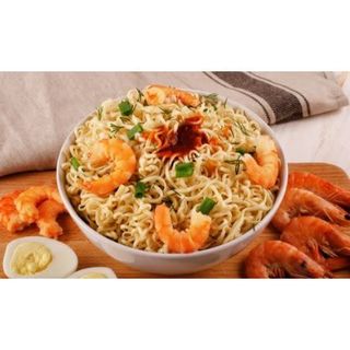 Wok De Langostinos Con Fideos De Arroz