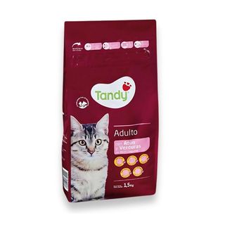 Alimento Seco Gato Adulto Atum e Legumes - Tandy 1,5kg